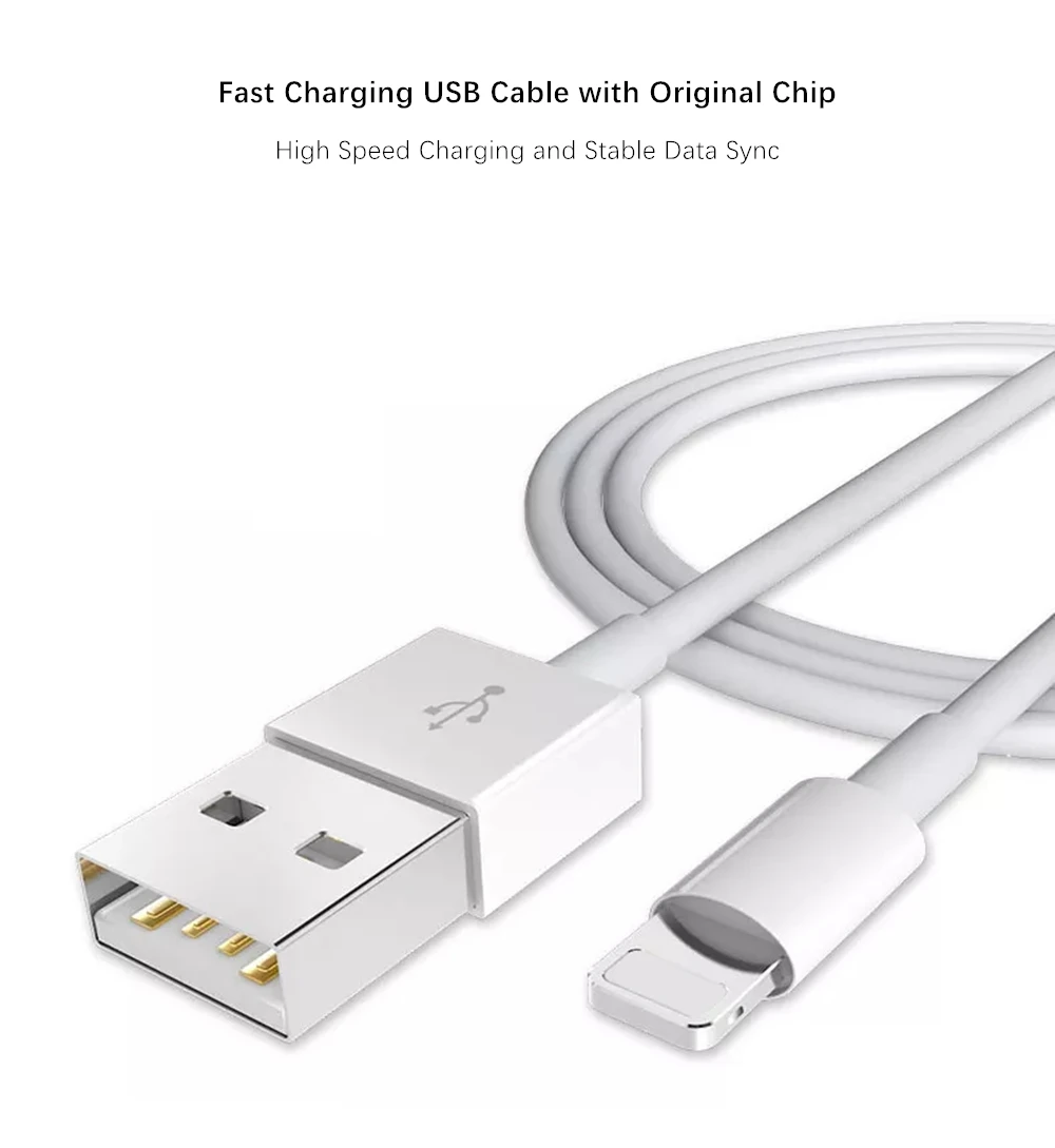  Зарядный кабель Usb C 1/2/18/20 Вт для IPhone 12/11 Pro/XS