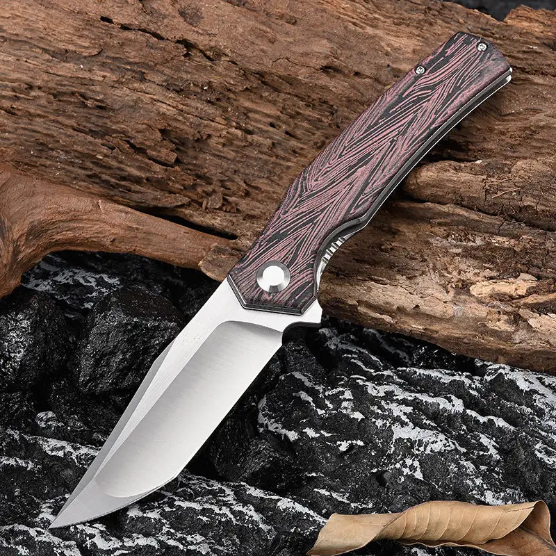 New Product Customized Outdoor Portable Pocket Outdoor Hunting Survival Folding Camping Knife
