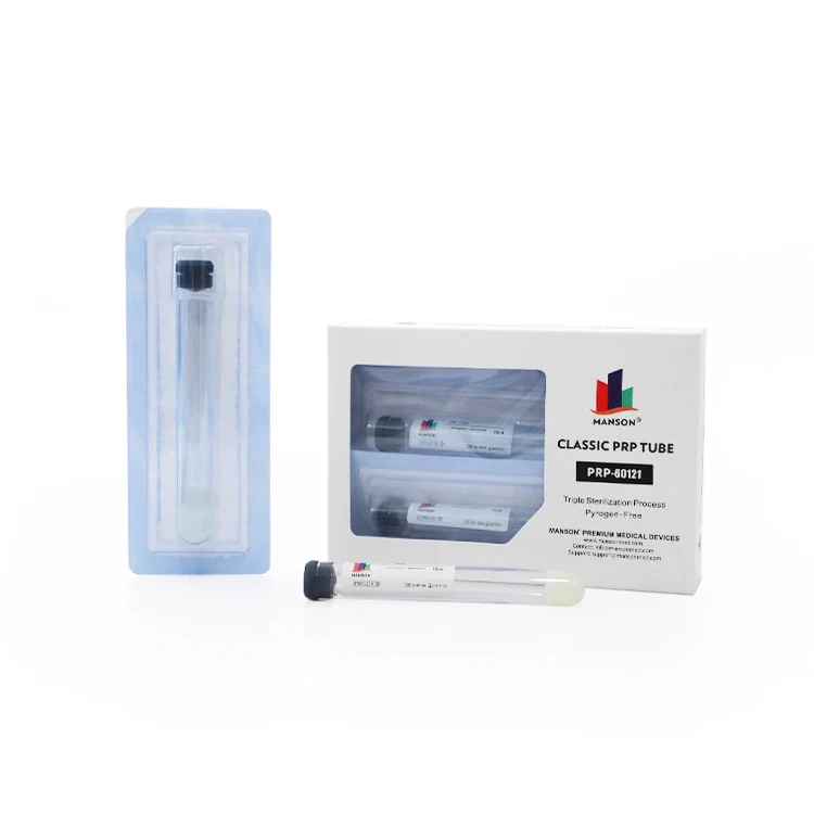 MANSON PRP Tube Plasma Therapy For Knee Pain Plasma Face Lift for Orthopedic