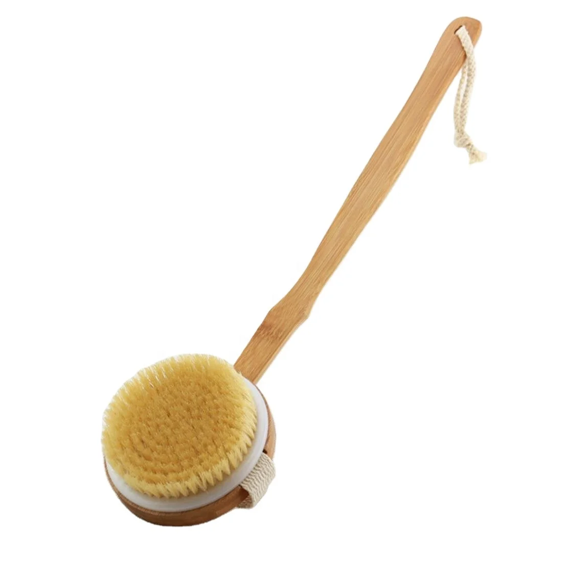 Dry brushing cleaning dry skin brush boar bristle body brush for scrubbing back