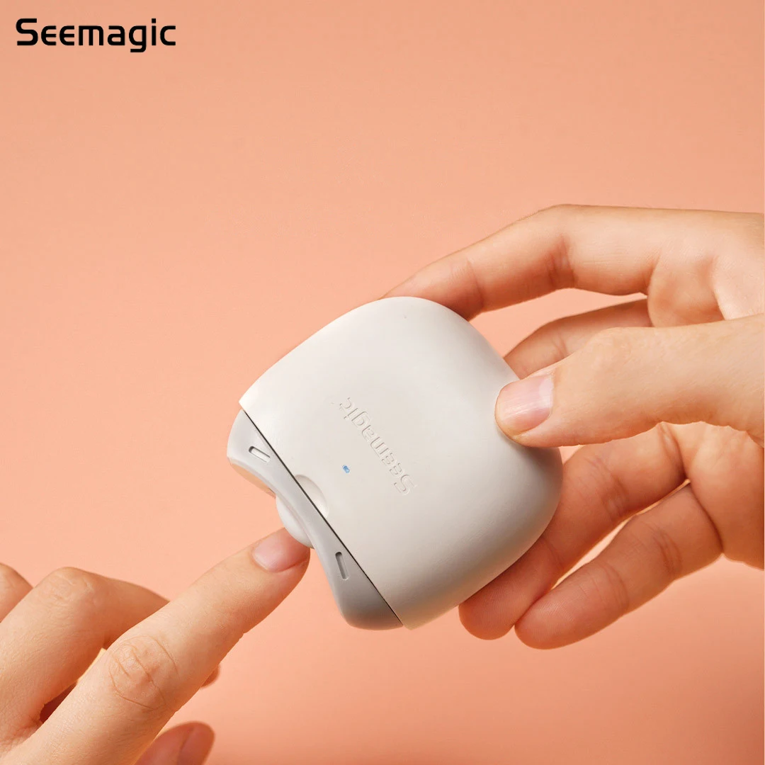 Seemagic Electric Automatic Nail Clippers With Light Trimmer Nail Cutter Manicure For Baby Adult Nail Safe Care Clipper Manicure