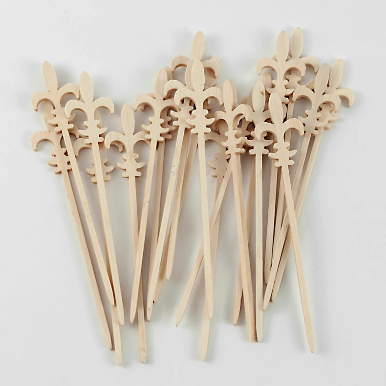 Simple And Safe To Use Sticks Bamboo Stick Bbq Bamboo Skewers For Fruit