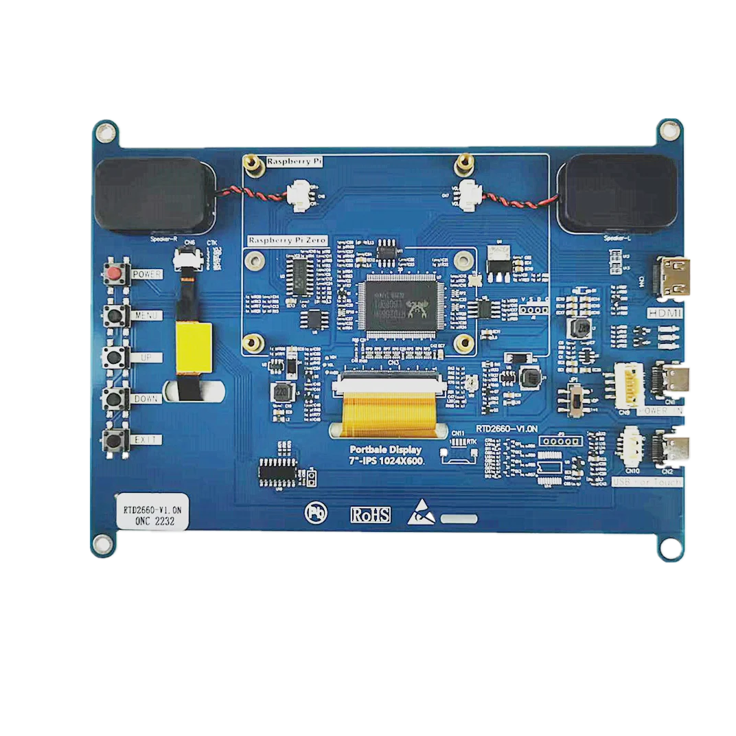 Hot Sale 7 inch IPS Touch Screen Module with Capacitive Touch Panel 1024*600 HD Raspberry Pi