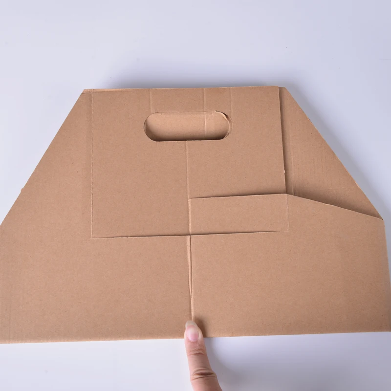 Eco friendly take away kraft paper cup holder coffee cup carrier