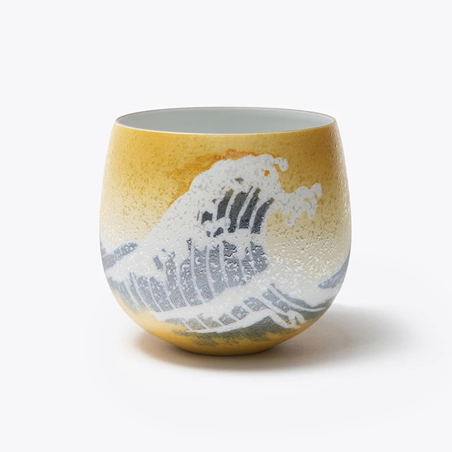 Japanese Blue Arita Porcelain Modern Tea Coffee Ceramic Sake Cups Porcelain Mug