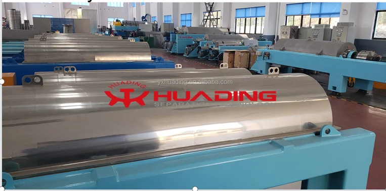 Decanter centrifuge for rare earth mineral wastewater treatment