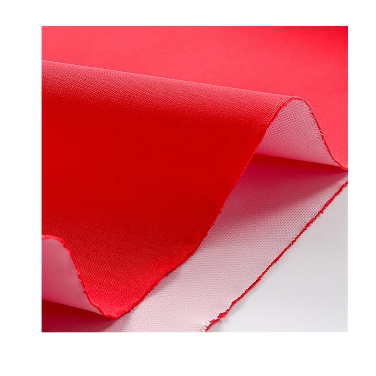 100% Polyester 3 Layer Function Pongee Fabric TPU Lamination Bonding Knit Fabric For Backside