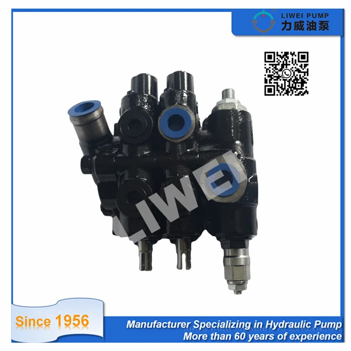 1-3 Tons Tcmy Forklift Spare Parts 2-way Directional Forklift Control Valve