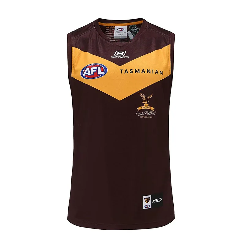 Custom AFL Crows Richmond Hill Chirp Eagles Eisenbluth Port Adelaide vest rugby jersey