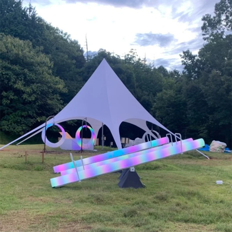 Children Indoor Funny Baby Spinning Outdoor Slide See Saw Toy Amusement Park Playground Kids Plastic LED Seesaw for Toddlers