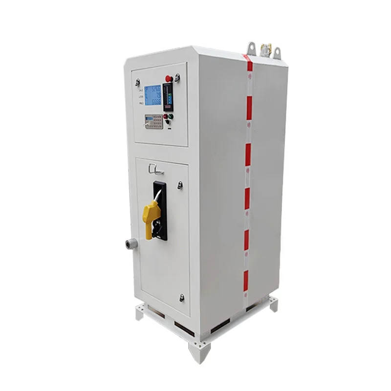 Philippine 500L Portable Micro Gas Station Containerized Fuel Tank Refueling Dispenser Mini Fuel Station