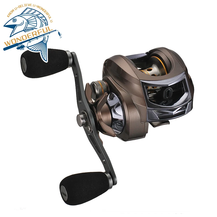 New Style 13+1 Bearings 6.3 1 Gear Ratio Right Left Hand Metal Spool Cnc Bait Casting Fishing Reel