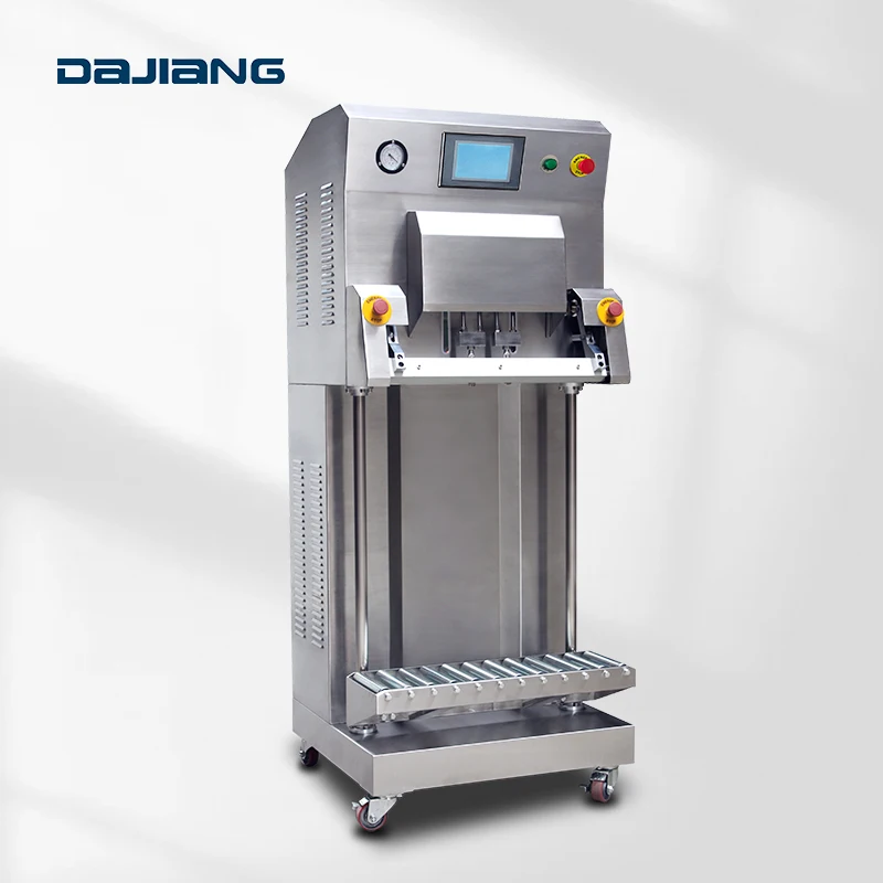 Vertical External Type Vacuum Pack Food Machine Rice Sealed Food Grain Packaging Machine