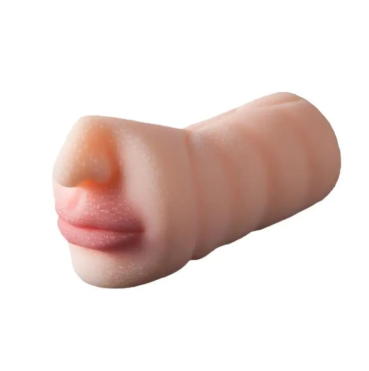 4D Mouth Vagina Dual Adult Products Pocket Pussy Masturbation Cup For Male