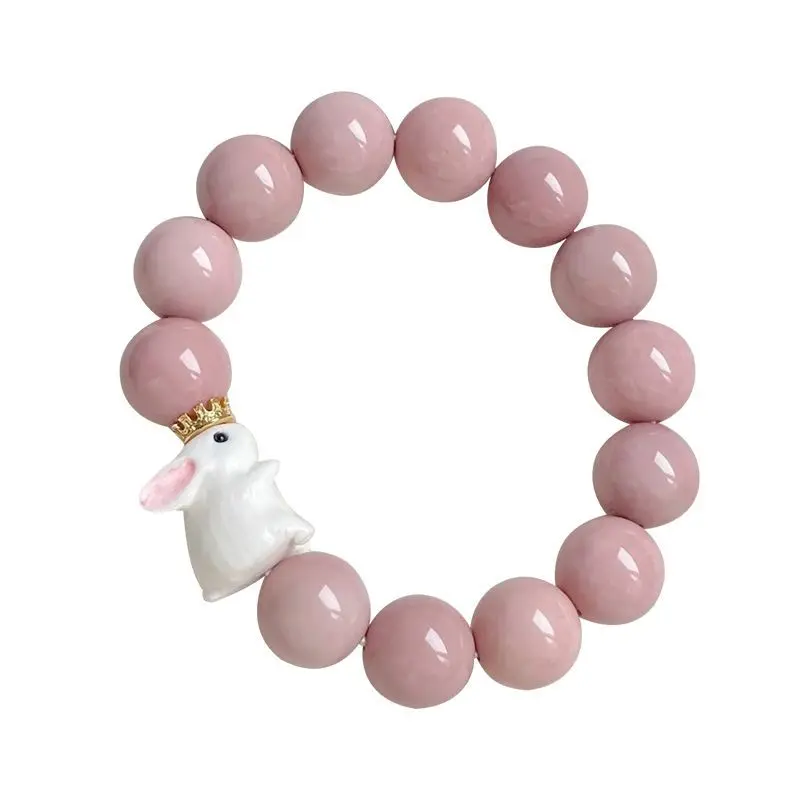 Детские браслеты для девочек конфетных цветов регулируемые веревки кулон бисер рождественские подарки модные украшения