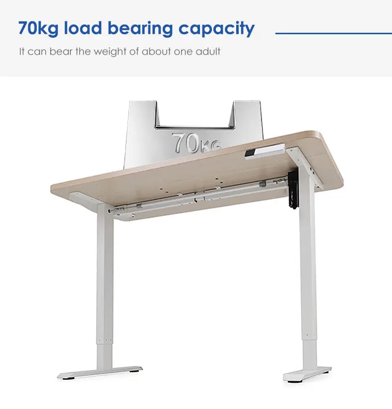 Quick installation factory price single motor office workstation standing up computer desk lifting motorized standing desk