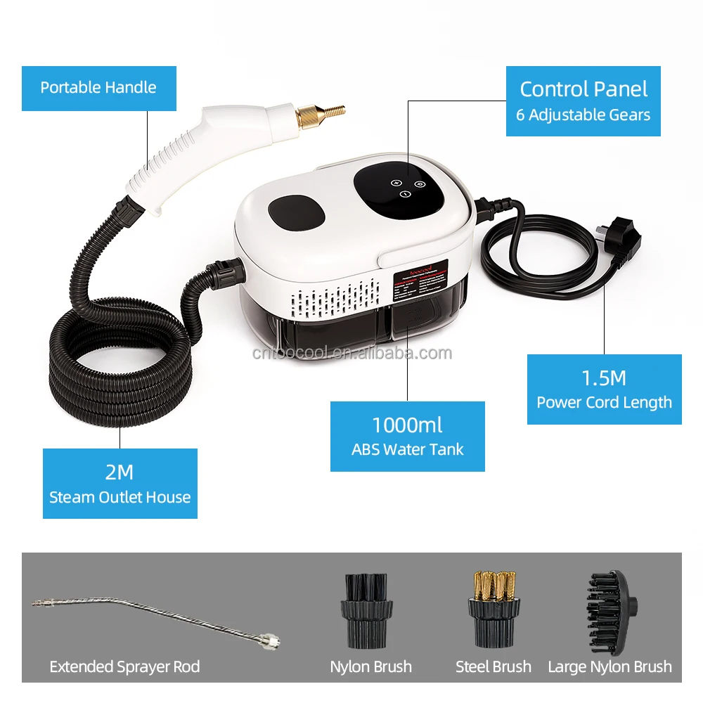 2024 New innovation handheld steam vacuum cleaner kitchen steam cleaning machine