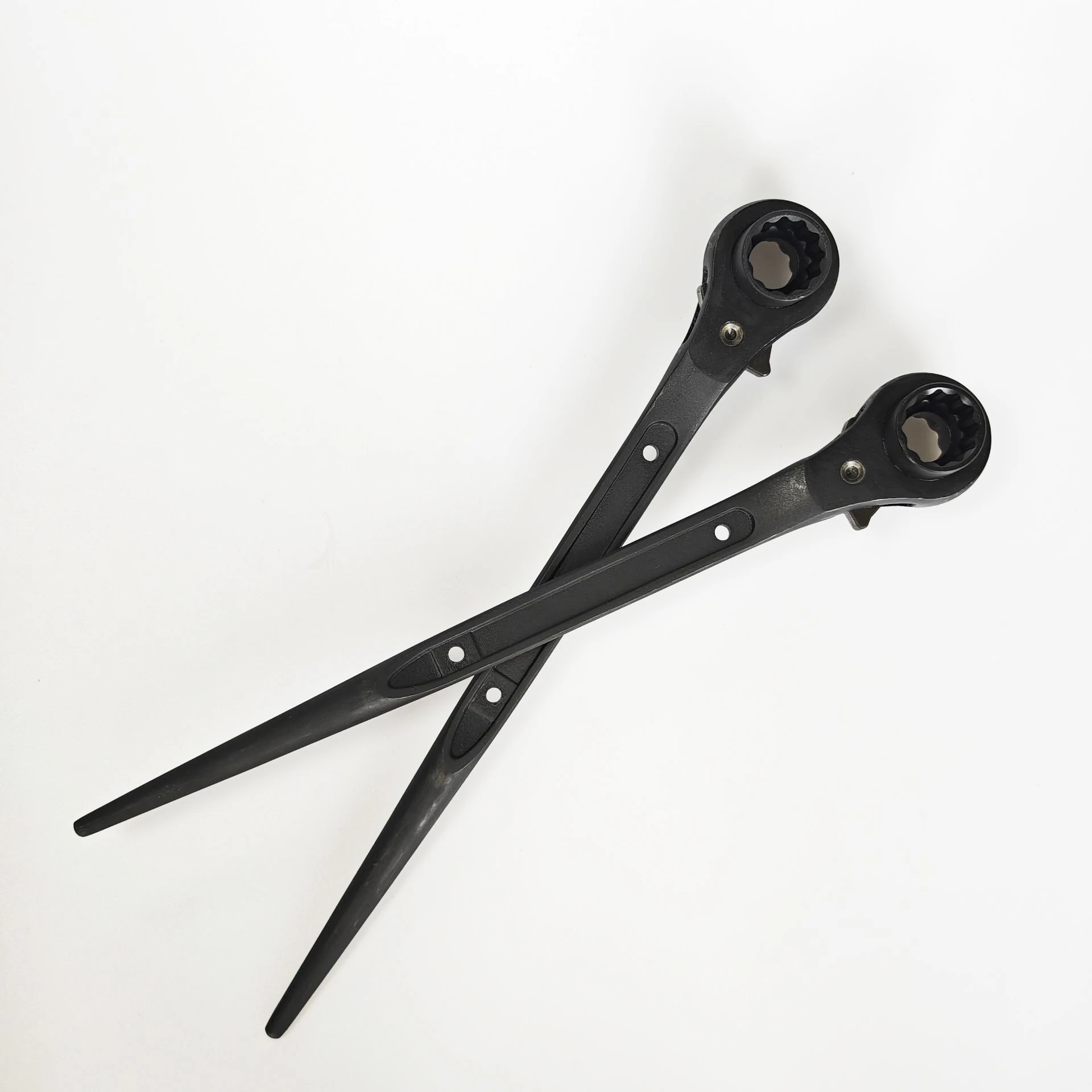 19/21 MM Dual Size Drop Forged 32 Teeth Mechanism 40 Crv Ratchet Wrench Scaffold Spanner Safe Torque 650N.m for Tightening Bolt