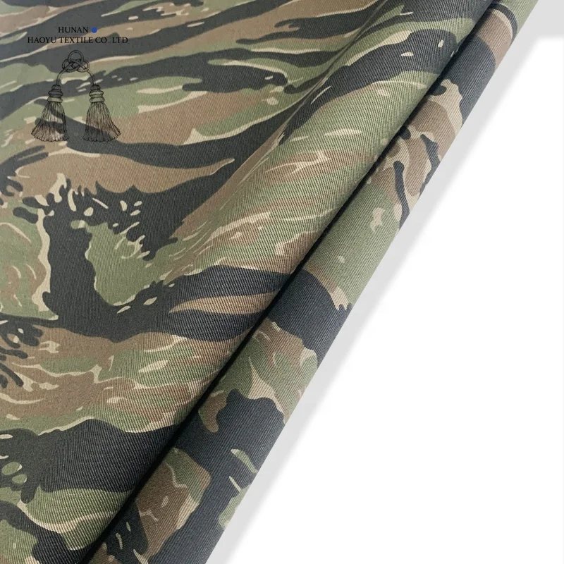 Uniform textile cvc 60 cotton 40 polyester twill fabric for workwear
