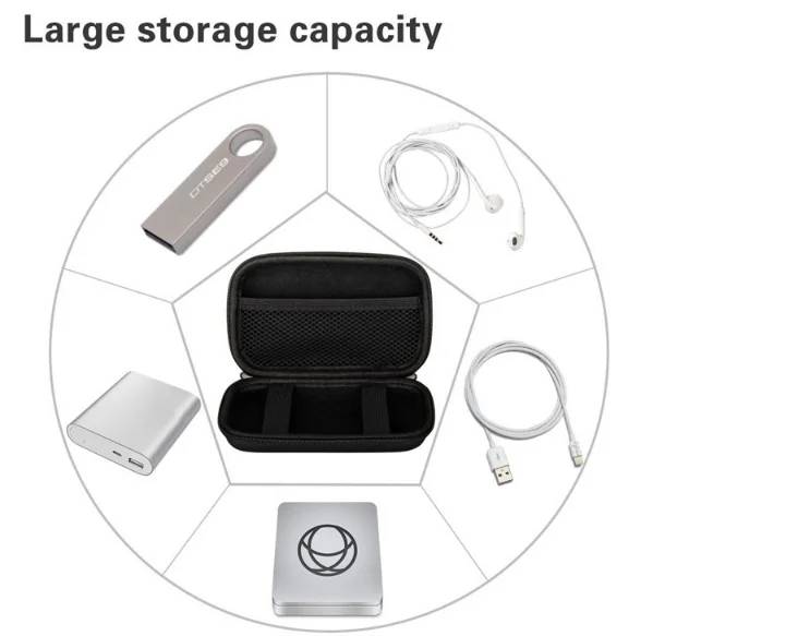 Carrying waterproof eva tool case with custom foam for consumer electronics devices