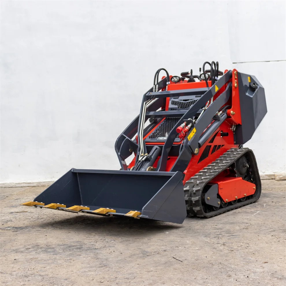 China High Quality  EPA Diesel Engine   Mini Skid Steer Loaders With Attachments