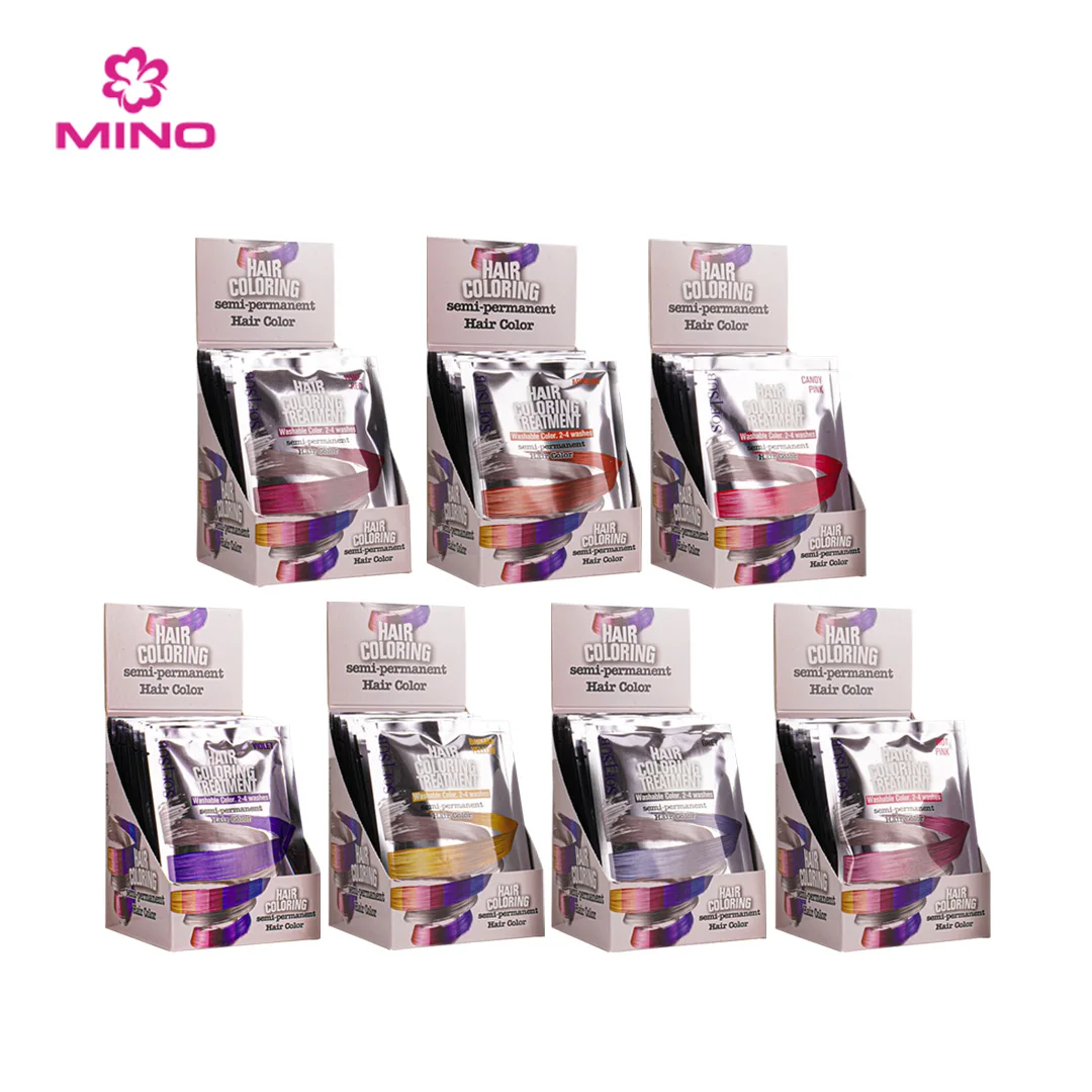 2024 Newest SOFTSUB Cream Hair Dye OEM Hair Coloring Shampoo Treatment Conditioner Semi-Permanent Liquid Hair Dye