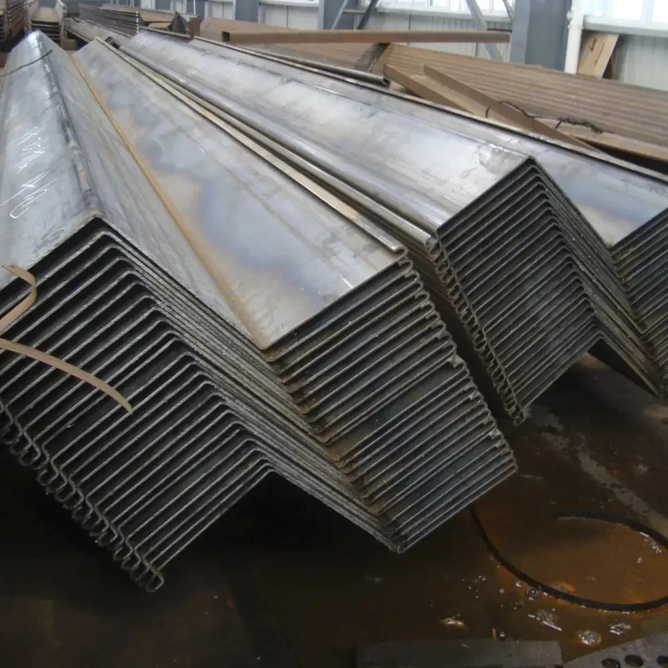 Aisi Astm A52 SY390 SY295 SP-III type 2 hot rolled metal U steel sheet piling pile prices for flood control