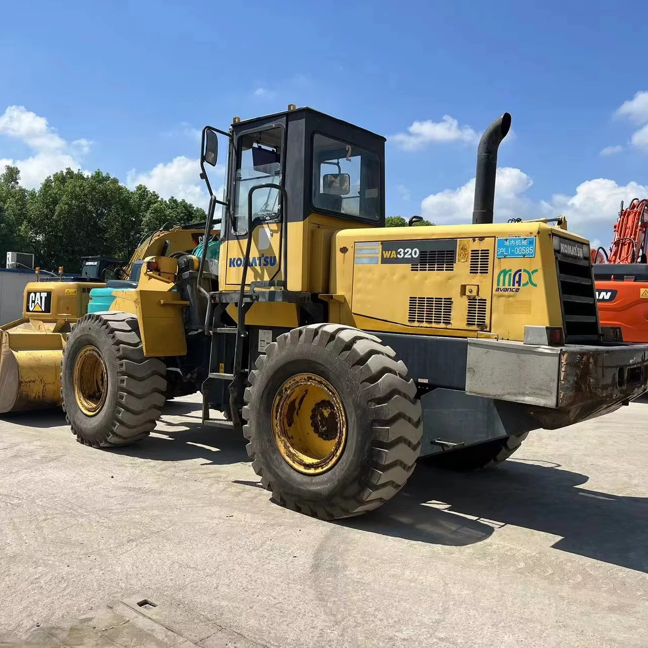 original Japan made Used komatsu Wheel Loader 4x4 Large Wheel wa320 wa380 Construction Machinery for sale