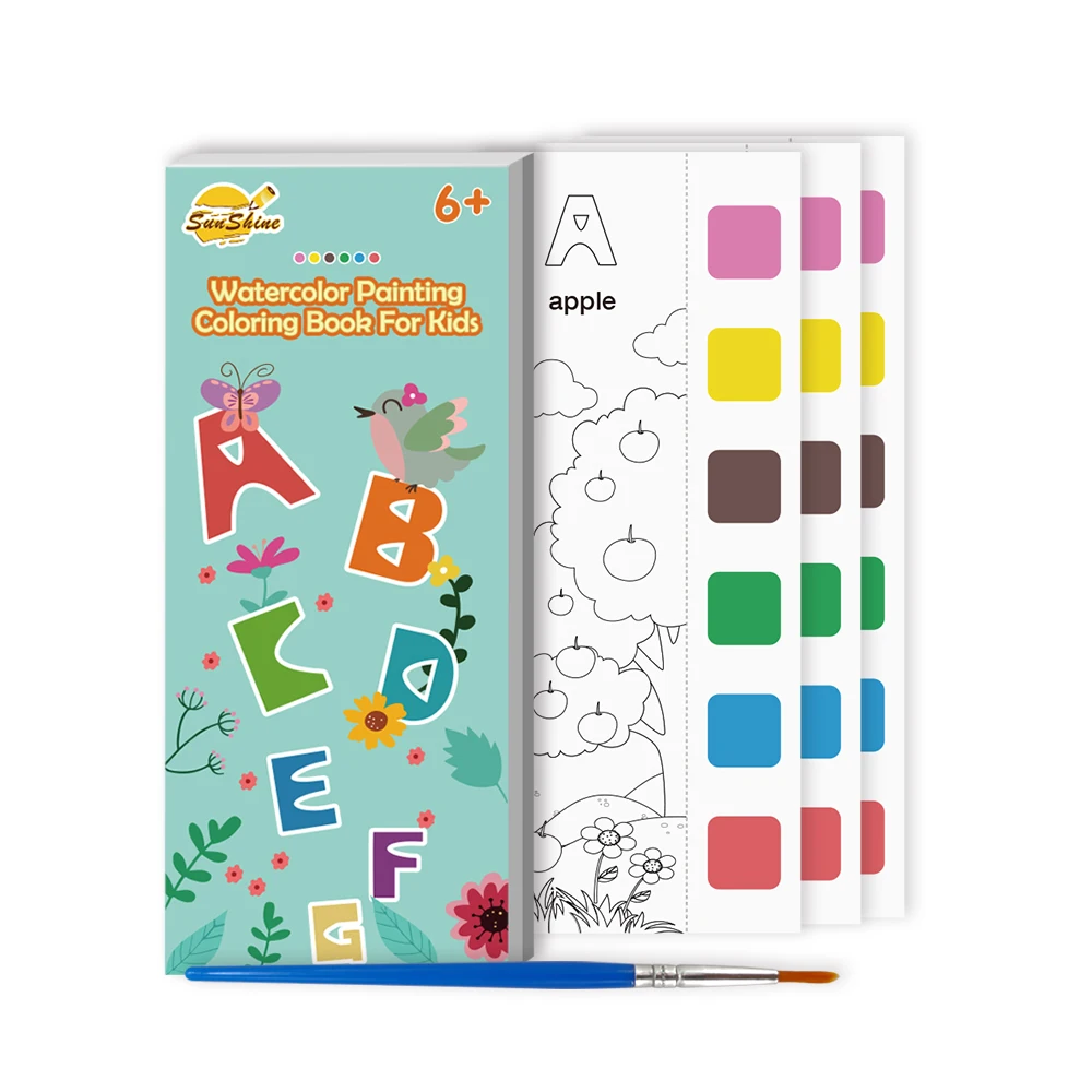 2023 Magic Coloring Book Toddlers Kids Reusable Painting Water Coloring Book For Children Educational Learning Gifts