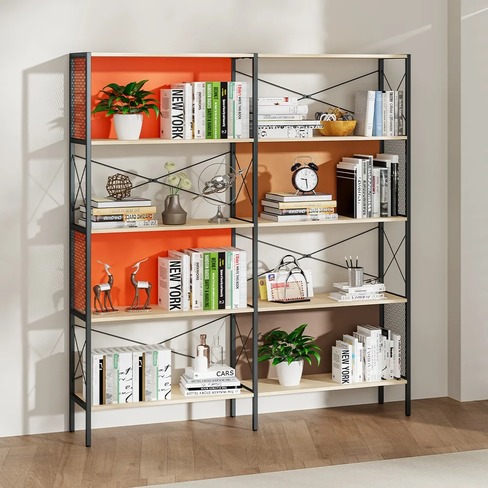 Tiered Shelves Eye-catching Storage for Showcasing Collectibles Particle board and metal Storage racks