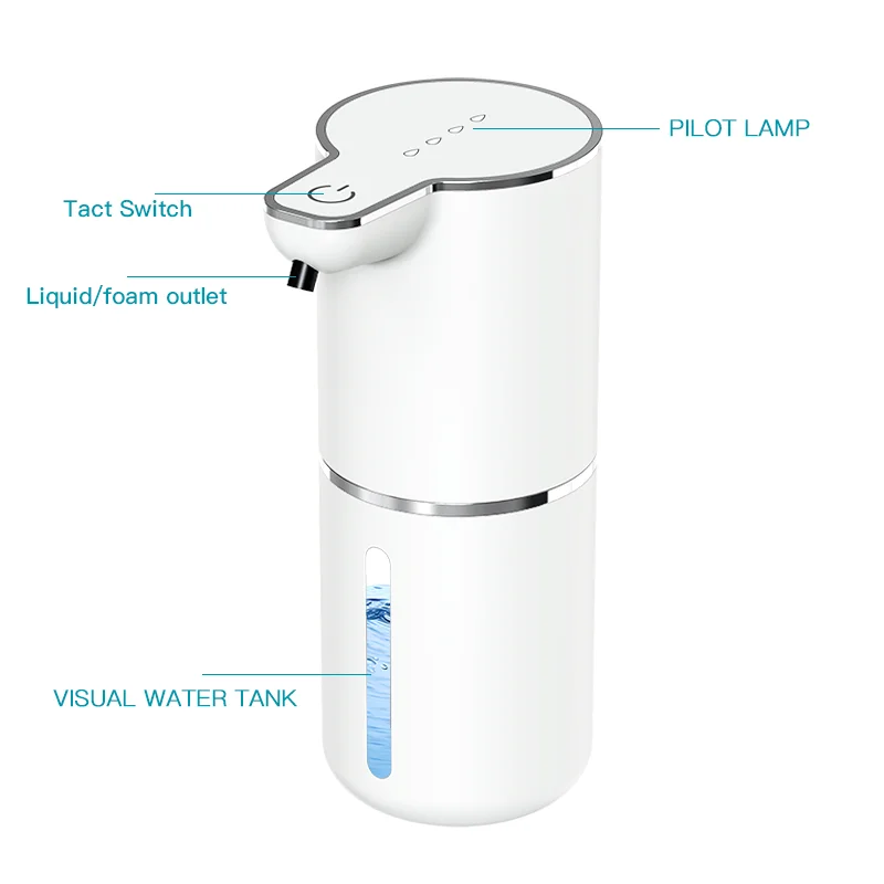 Smart Sensing Automatic Soap Dispenser Visual Water Tank USB Electric Powered Hand Liquid Soap Dispenser for Household