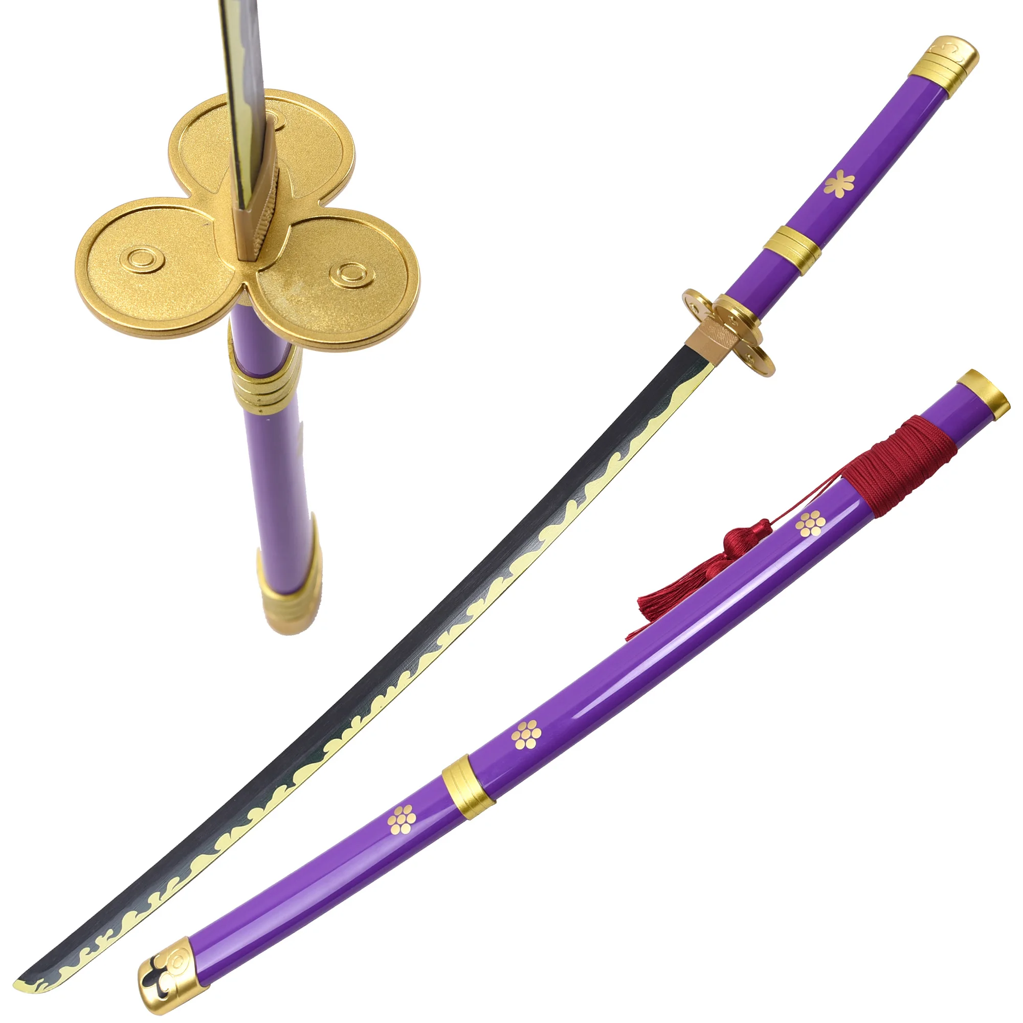 Ming Hu Anime Sword Bamboo Blade Demon  Sword Purple Yan Mo Japanese sword  Cosplay