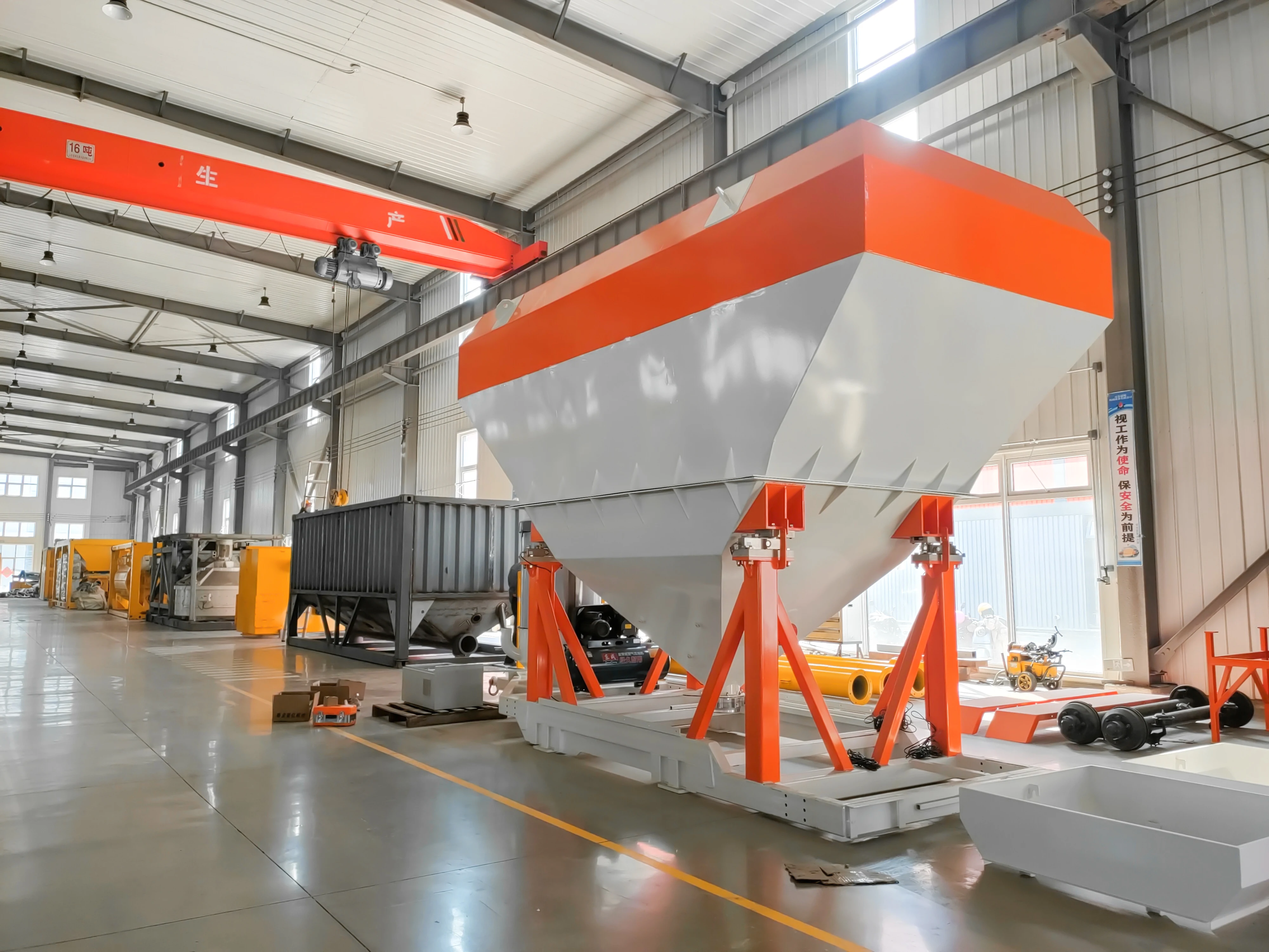 US standard iron carbon steel small mobile cement silo 20ton