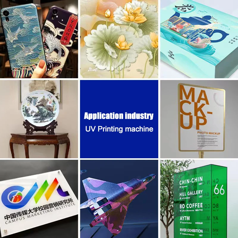 Varnish printing  UV Printer BYT-2513P-G6 Wood Glass Metal Acrylic Ceramic Tiles  Printing