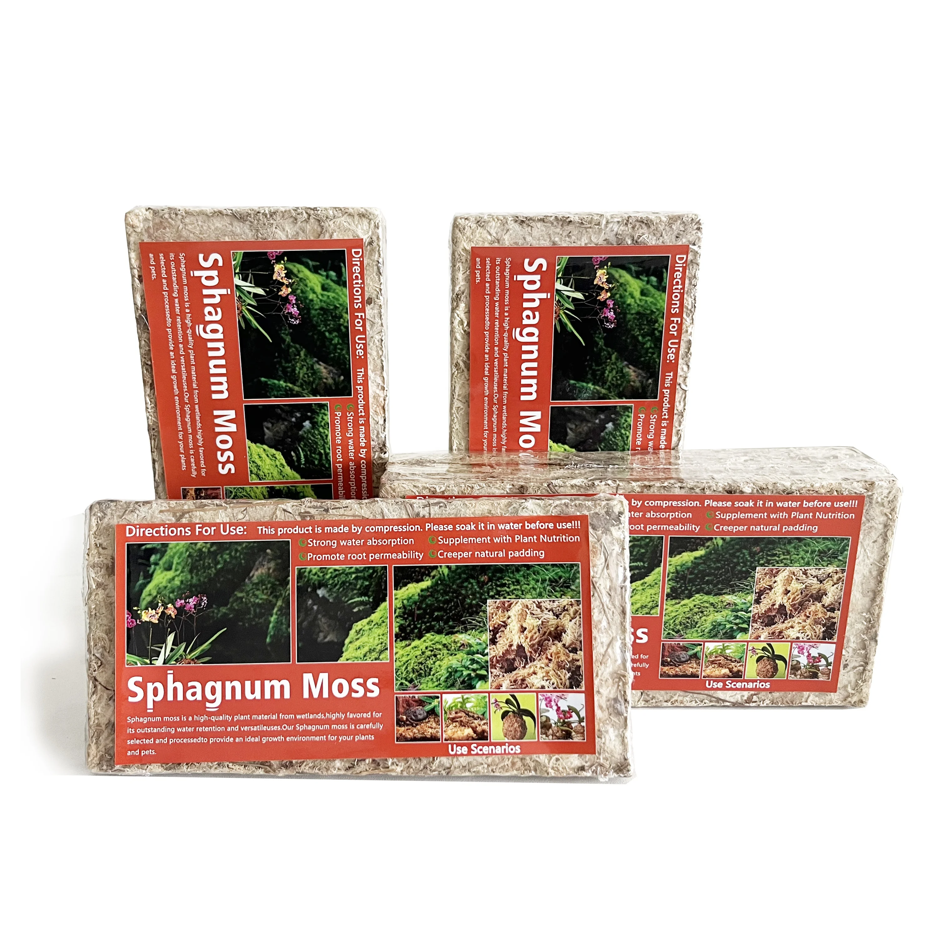 High grade  long fiber sphagnum moss with high quality