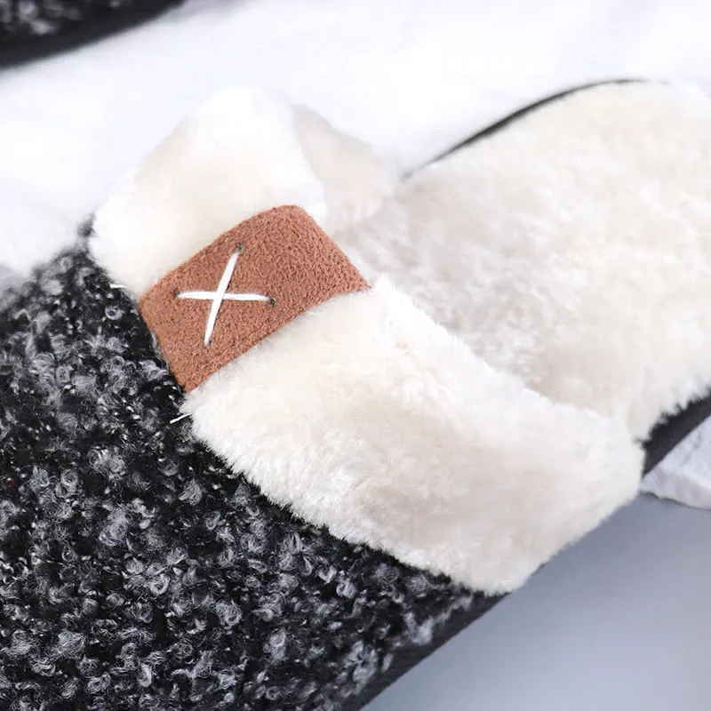 Hot Sale Soft Memory Foam Unisex Men Women Winter House Indoor Warm Fur Plush Slippers