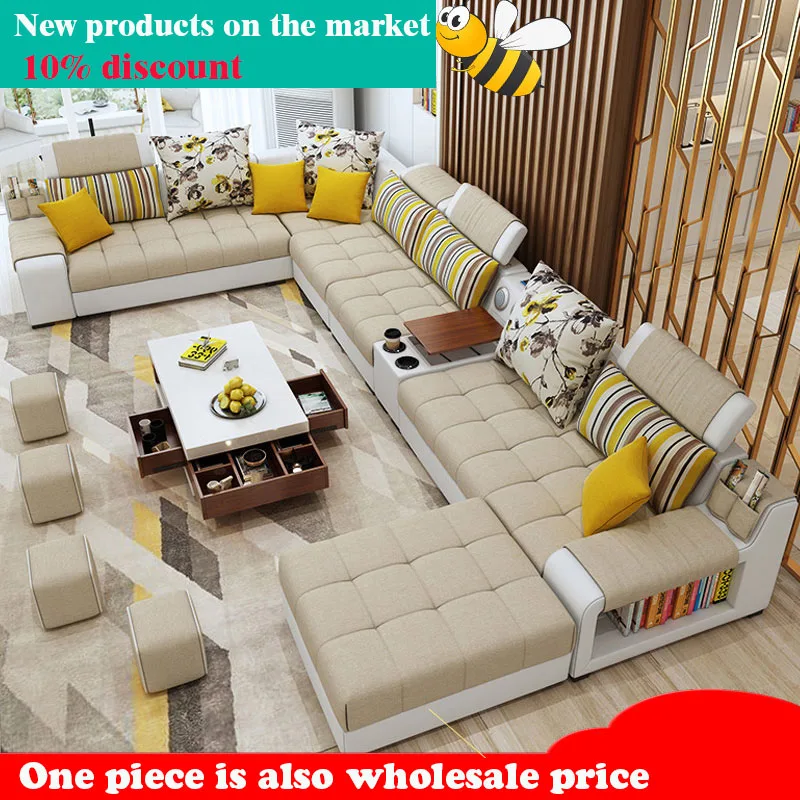 
Low Moq Refinement Big Furniture Modern Sofa For Livingroom Set 