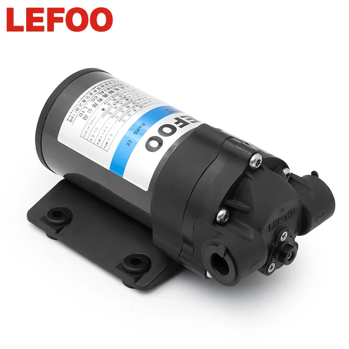 LEFOO 100 gpd ro water mini pumps ro pump in water filters DC RO Diaphragm Booster Pump membrane pressure pump