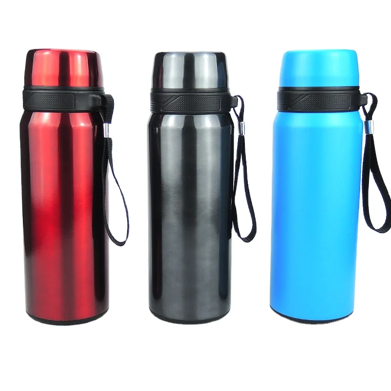 Reusable Wide Mouth Stainless Steel Thermos Water Bottle 2 Liter Stainless Steel Water Bottle