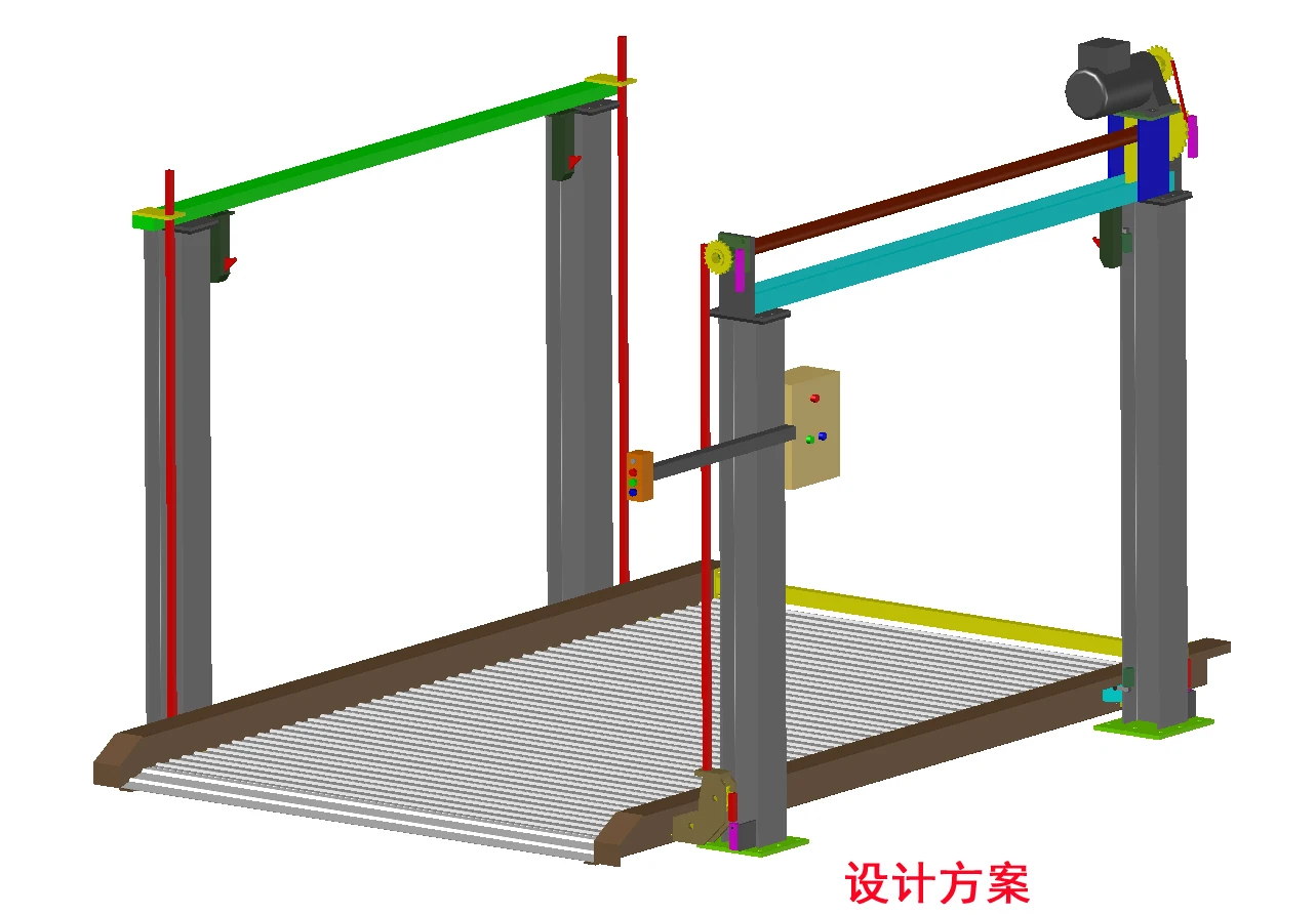 Durable High Quality Home Use Two Post Car