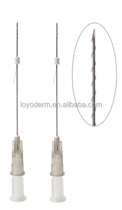 Beauty products polypropylene 4d cog pdo thread 21G 60mm lift foxeye stong pdo thread