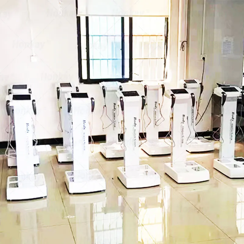 3D квантовый измерительный вес здоровье жира шкала BMI мышечные элементы анализатор состава тела машина с принтером