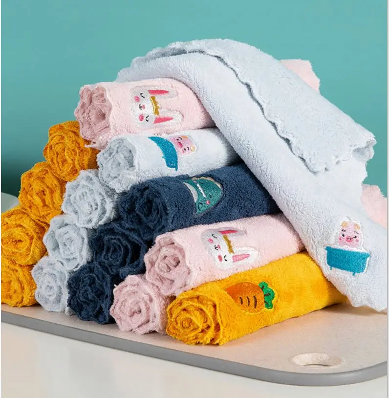 ECO-Friendly Custom  Printing Reusable Biodegradable Cellulose Dish Sponge Cloth cloths Swedish Dishcloth Cleaning Cloths