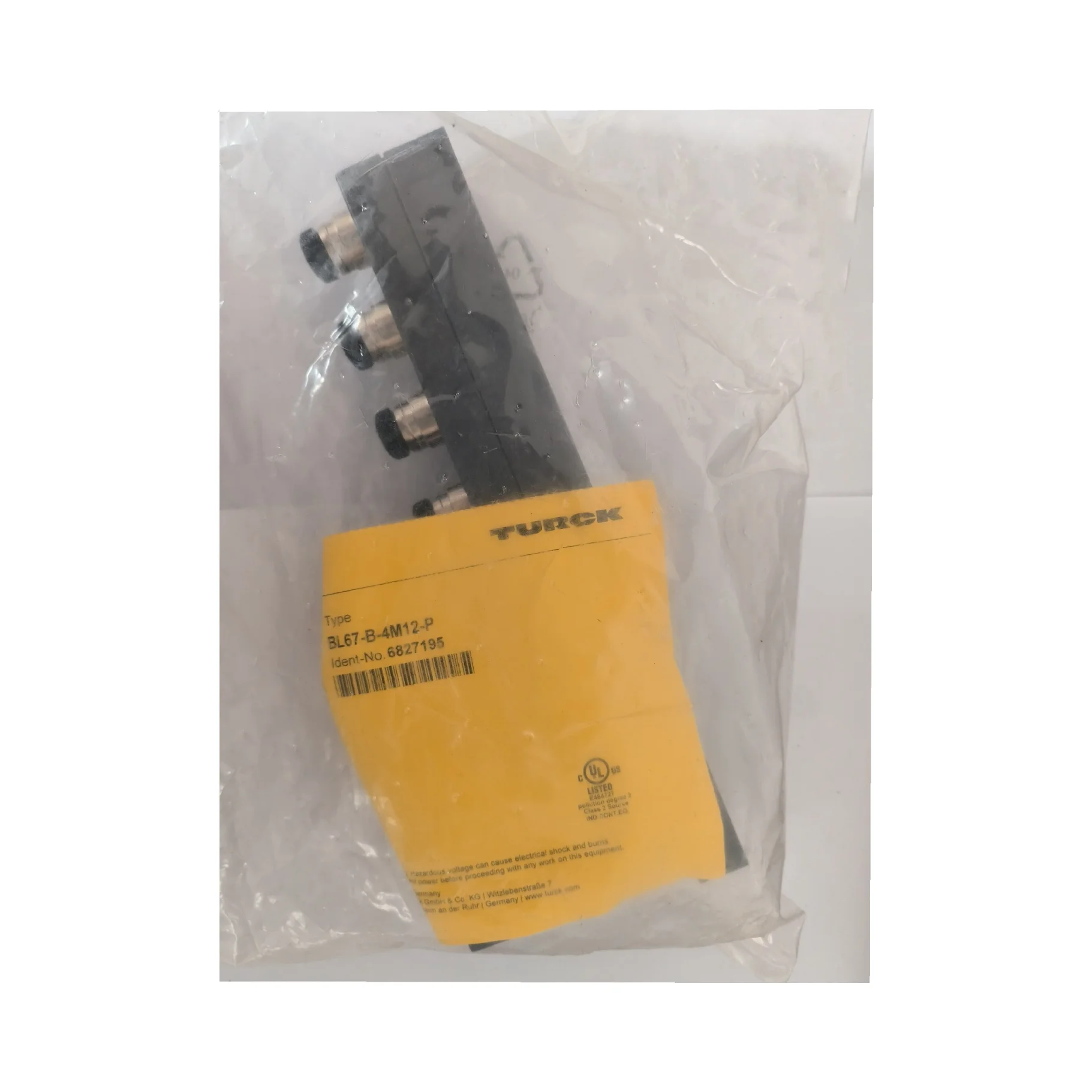 New PLC Bus Module for BL67-B-4M12-P 6827195 quote by letter