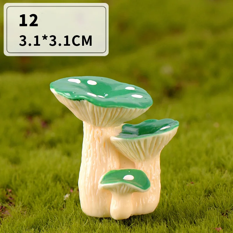 Yiwu insheen ремесло милый кукольный дом реквизит diy смолы кабошон 3d миниатюрные грибы
