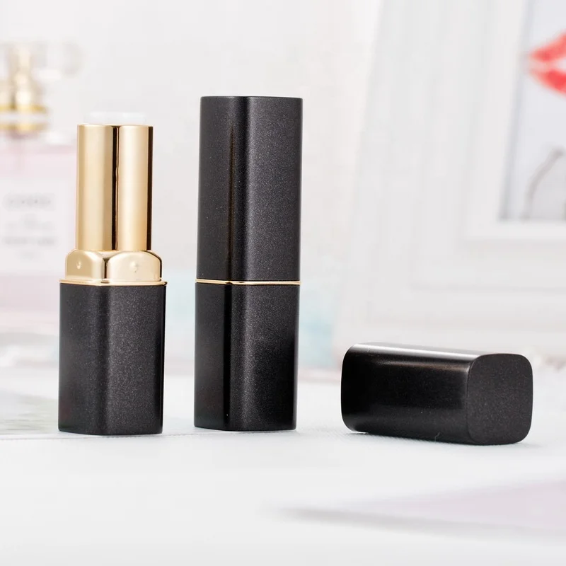 New arrival gold buckle square empty oem portable cheap lipstick tube