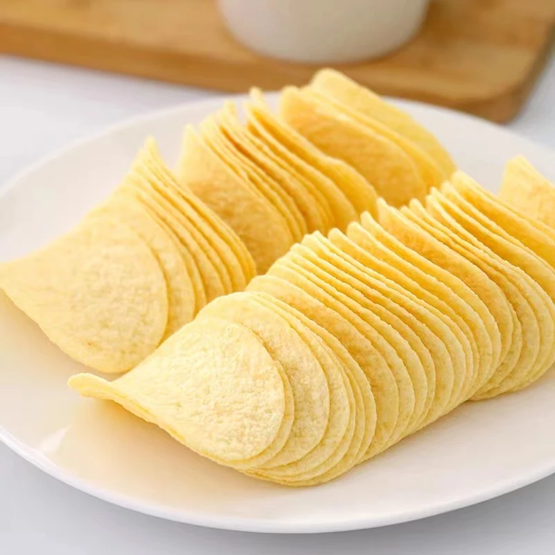 Chinese potato chips exotic healthy vegetable snacks seamoss potato flakes canned wholesale spicy chips snacks 110g