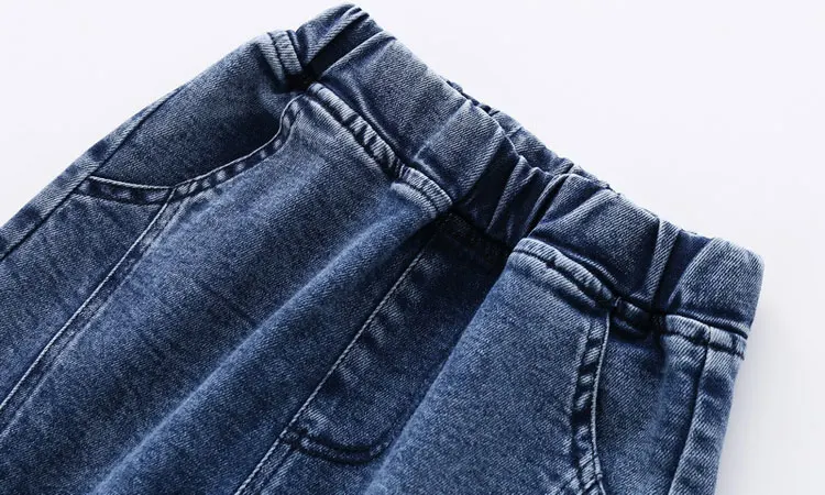 
Straight Elastic Denim Pants Jeans Trousers boys fashion pants 