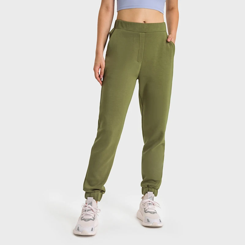 Womens Joggers with Pockets High Waisted Yoga Athletic Workout Track Pants Custom Sweatpants