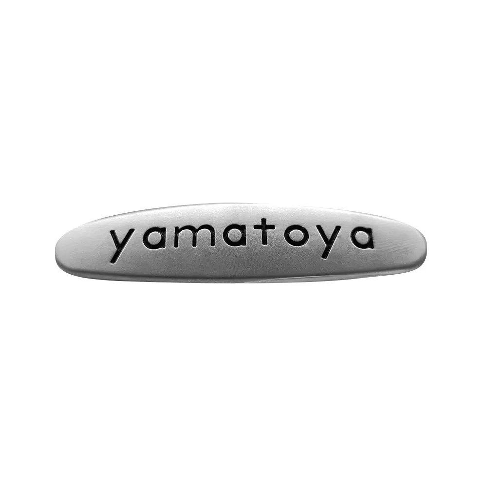 Engraved Stainless Steel Metal Logo Embossed Aluminum Badge